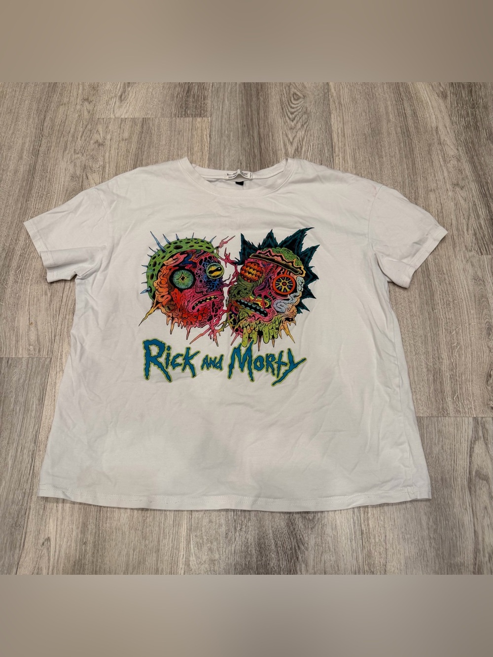 Rick and Morty Adult Swim Graphic Tee Size Small Cartoon Sci-Fi Shirt